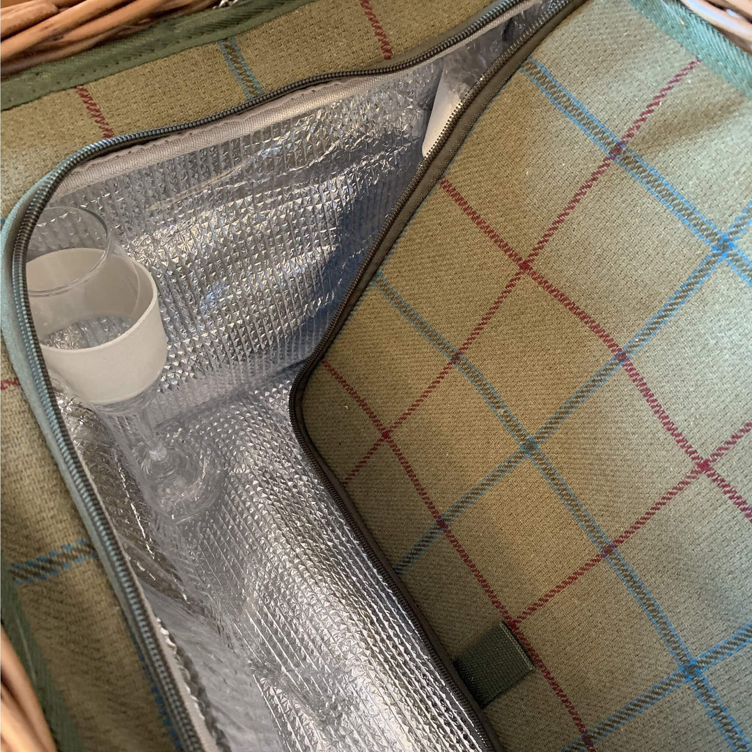 Burghley Fitted Picnic Hamper (4 Person) - Alfresco Dining Company