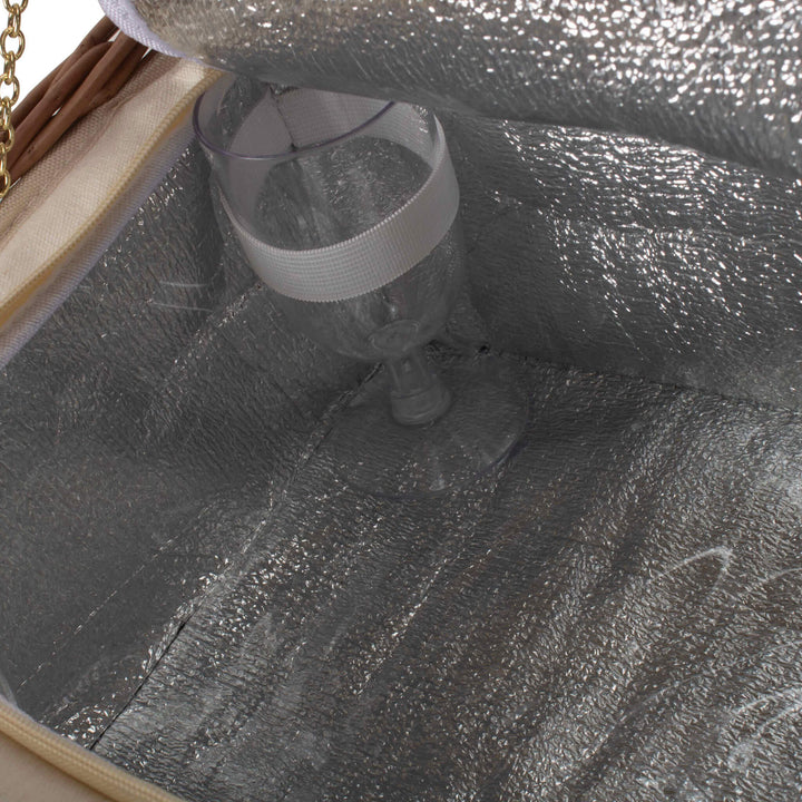 Classic Fitted Picnic Hamper & Blanket (4 Person) - Alfresco Dining Company