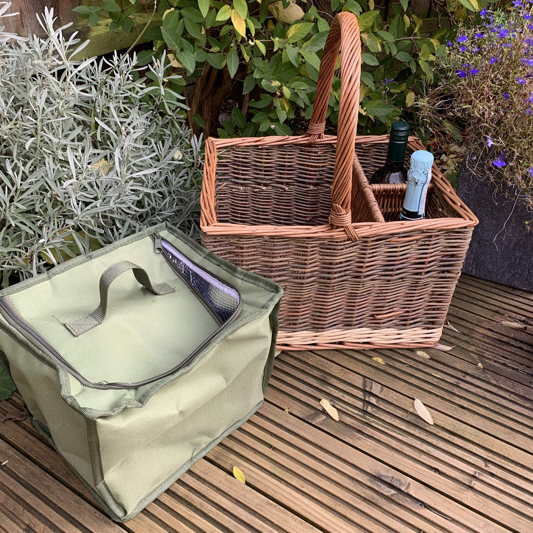 Day Tripper Picnic & Bottle Basket - Alfresco Dining Company