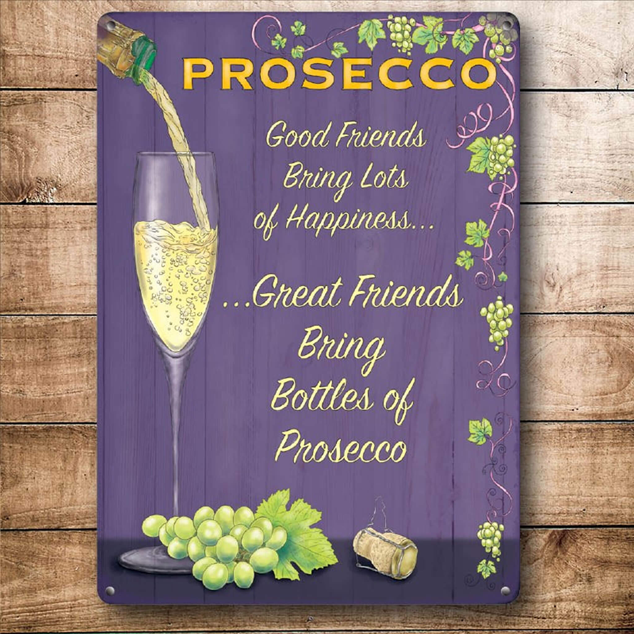 Good Friends & Prosecco Sign - Alfresco Dining Company