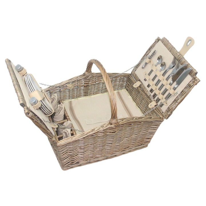 Grange Luxury Fitted Picnic Hamper (4 Person) - Alfresco Dining Company