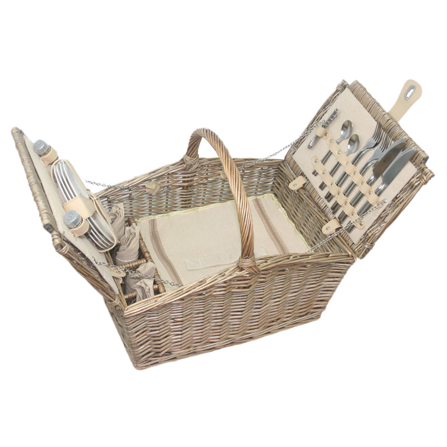 Grange Luxury Fitted Picnic Hamper (4 Person) - Alfresco Dining Company