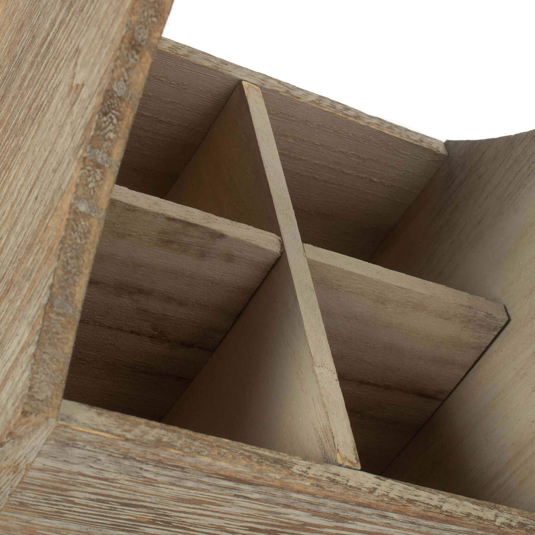 Oak Effect Cutlery & Condiment Holder - Alfresco Dining Company