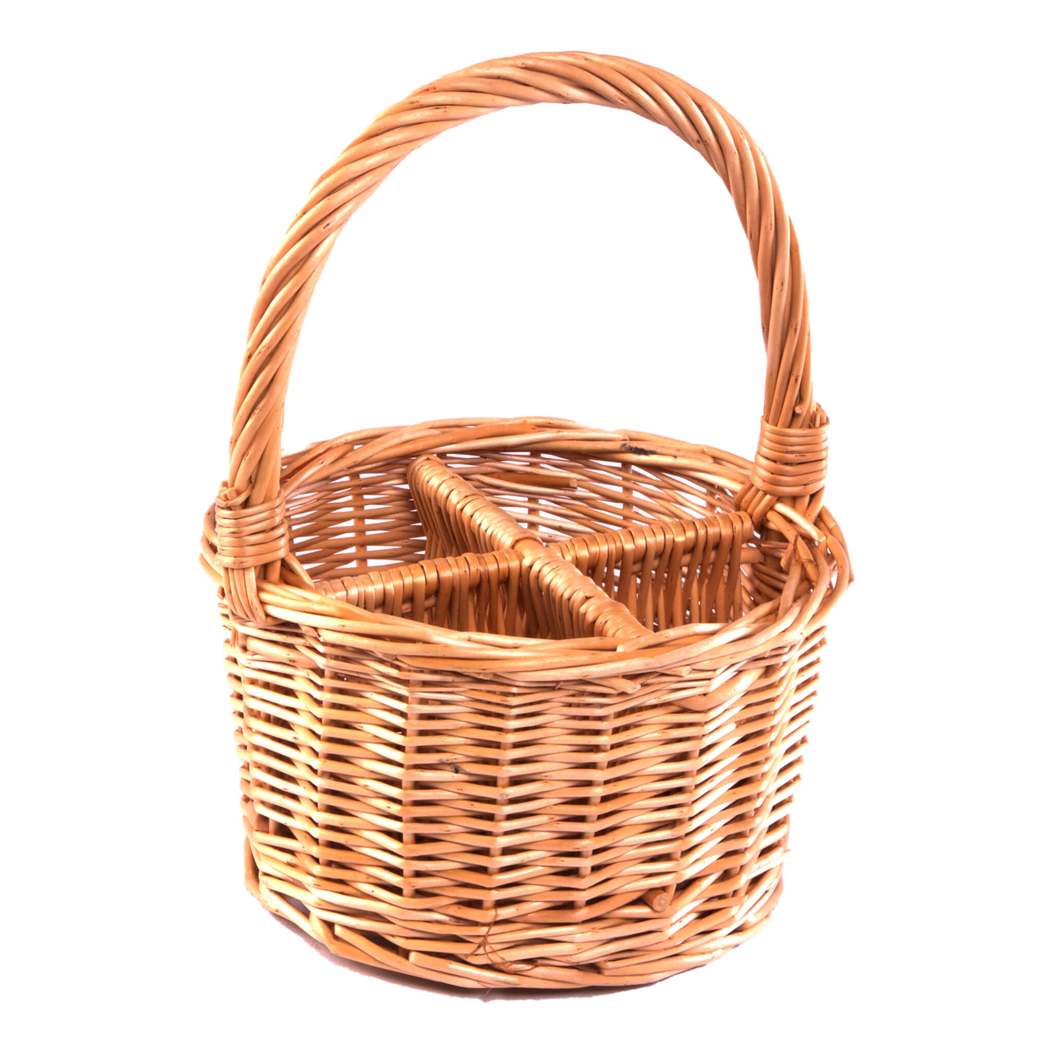 Round Willow Cutlery Holder - Alfresco Dining Company