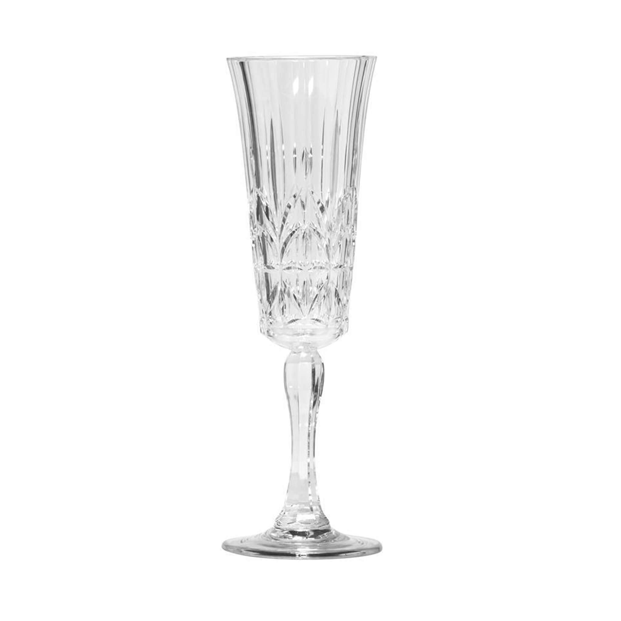 Royal Cut Glass Effect Champagne Flute (Set of 2) - Alfresco Dining Company