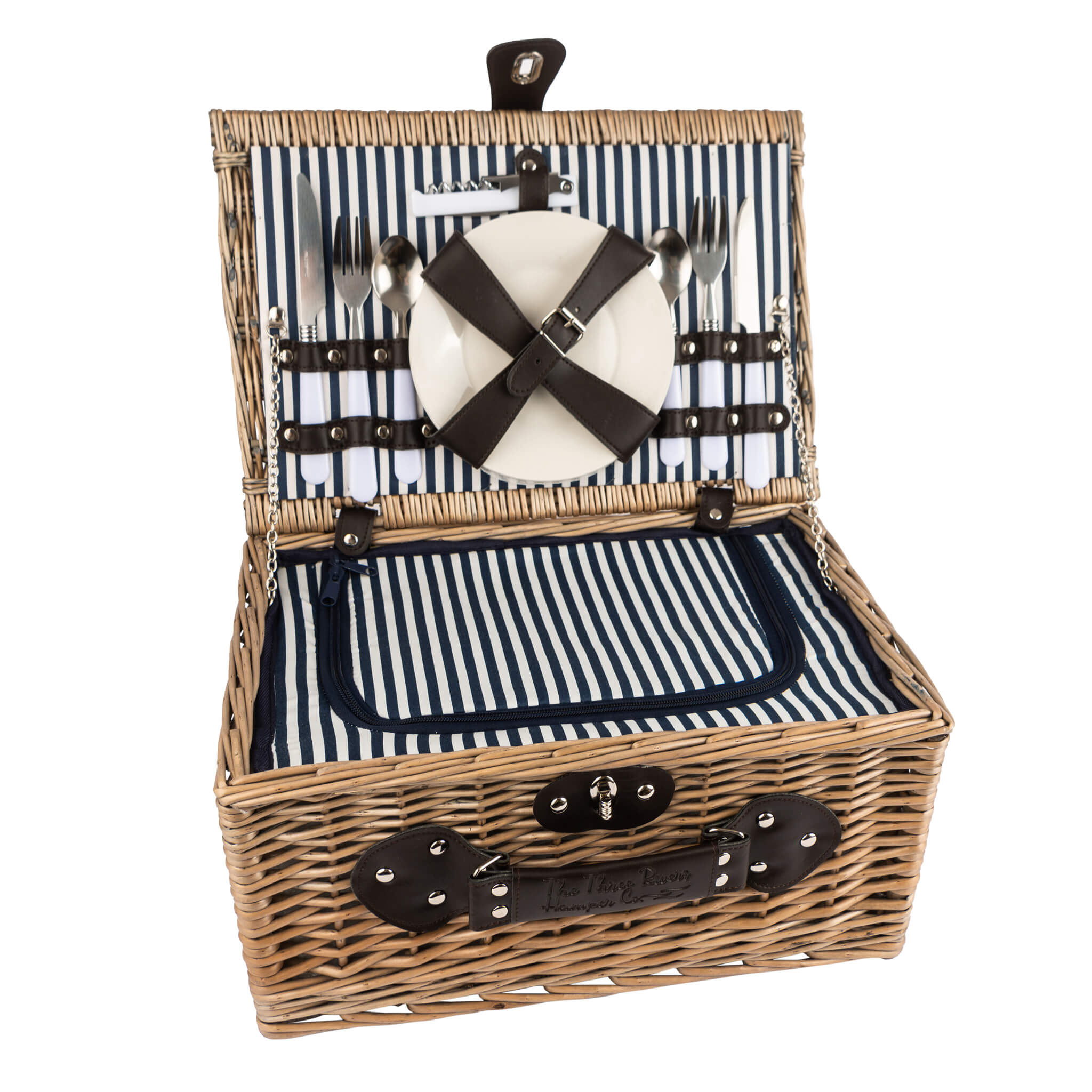 Three Rivers Fitted Picnic Hamper (2 Person) - Alfresco Dining Company