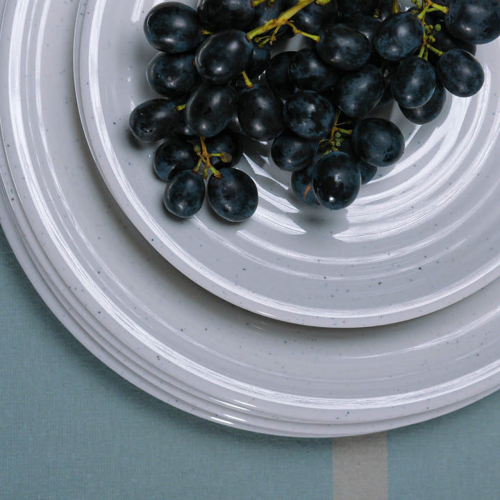 Granite Pearl Melamine Dining Set (12 Piece)