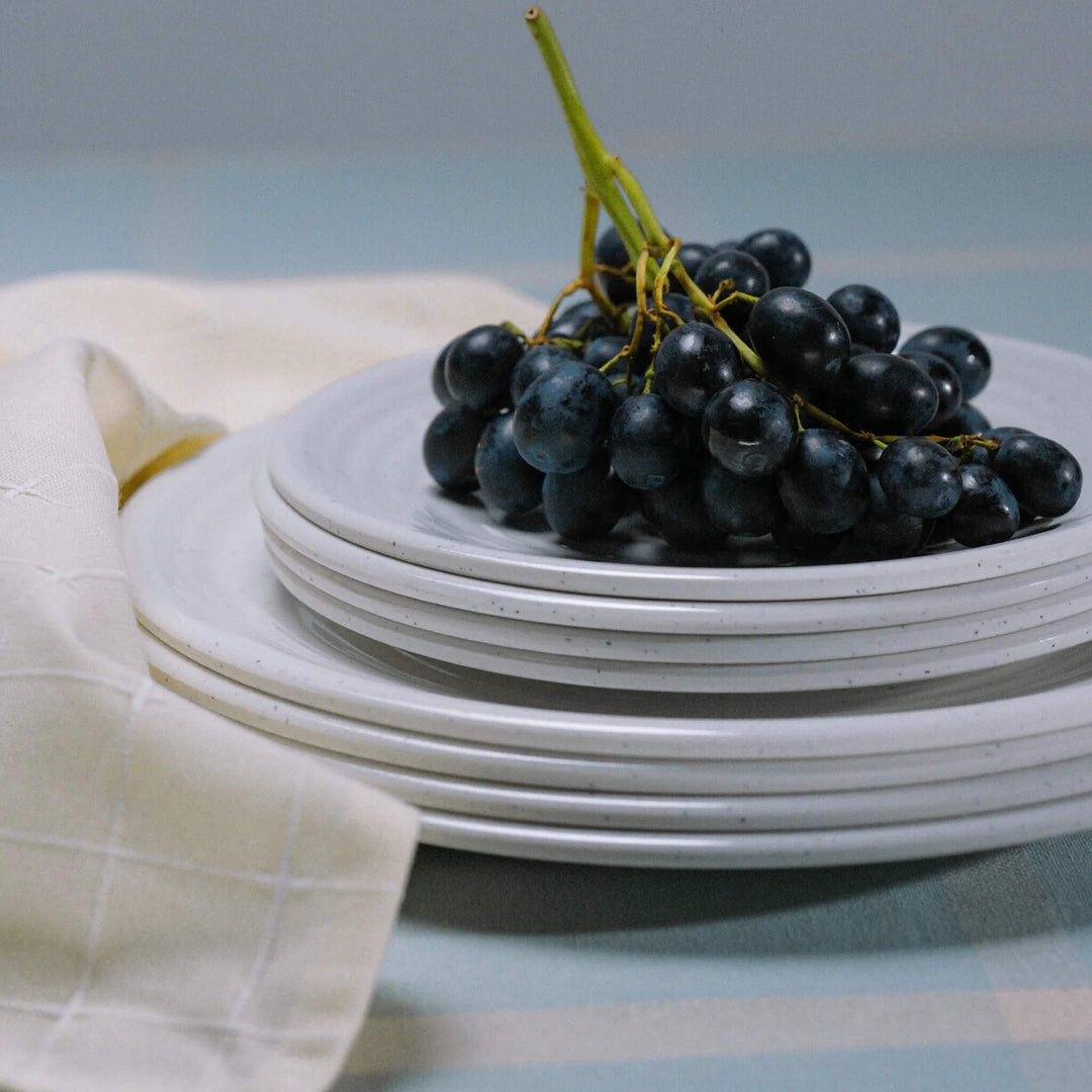 Granite Pearl Melamine Dining Set (12 Piece)