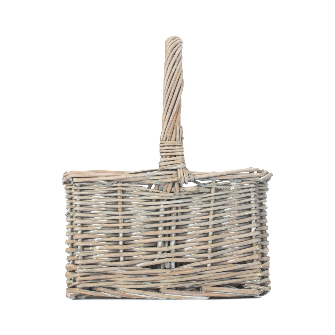 Grey Wash Cutlery & Condiment Holder 4 Section