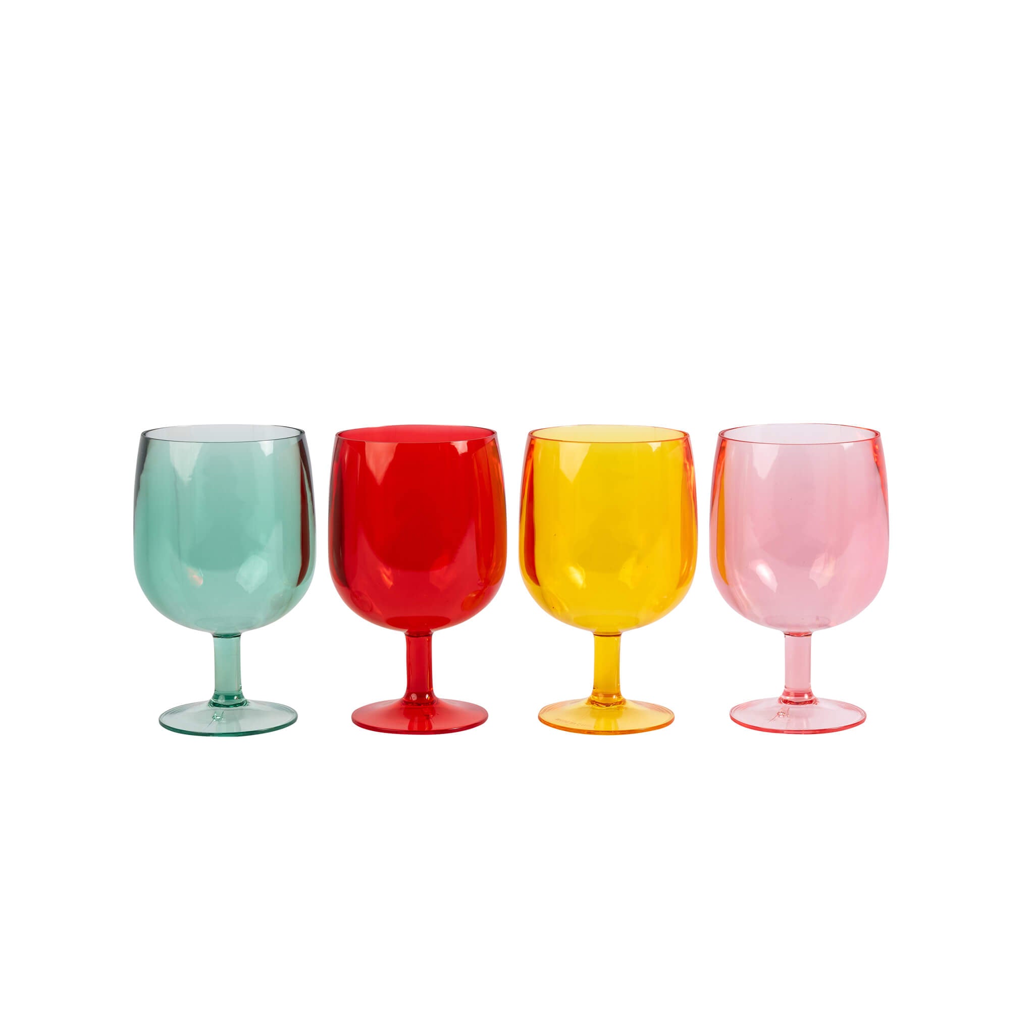 Strawberries & Cream Stacking Wine Glasses (Set of 4) - Alfresco Dining Company