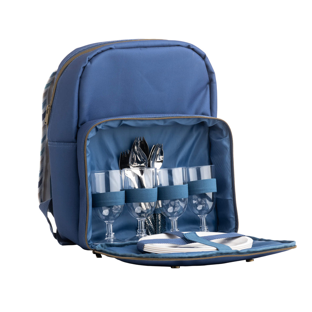 St Ives Picnic Backpack (4 Person) - Alfresco Dining Company