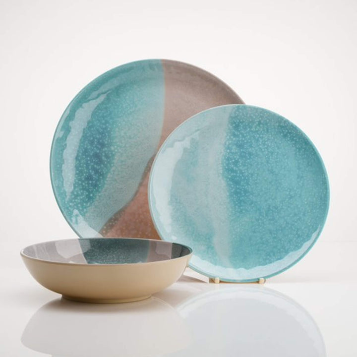 Perfectly Imperfect Dunes Melamine Dinner Set - Alfresco Dining Company