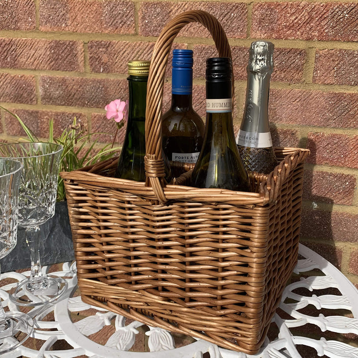 Willow Bottle Carrier (4 Bottle) - Alfresco Dining Company