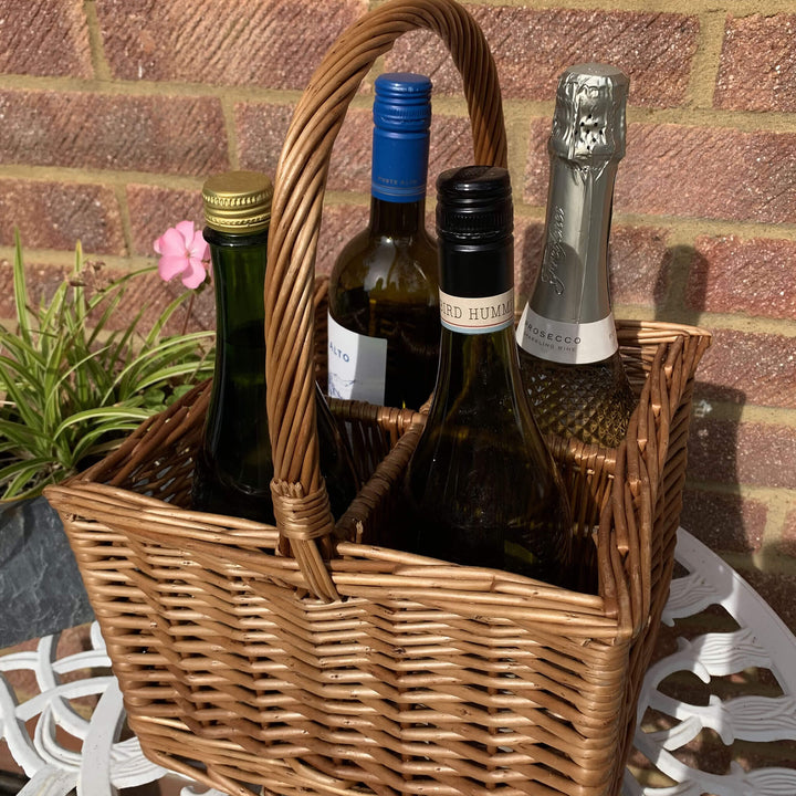 Willow Bottle Carrier (4 Bottle) - Alfresco Dining Company