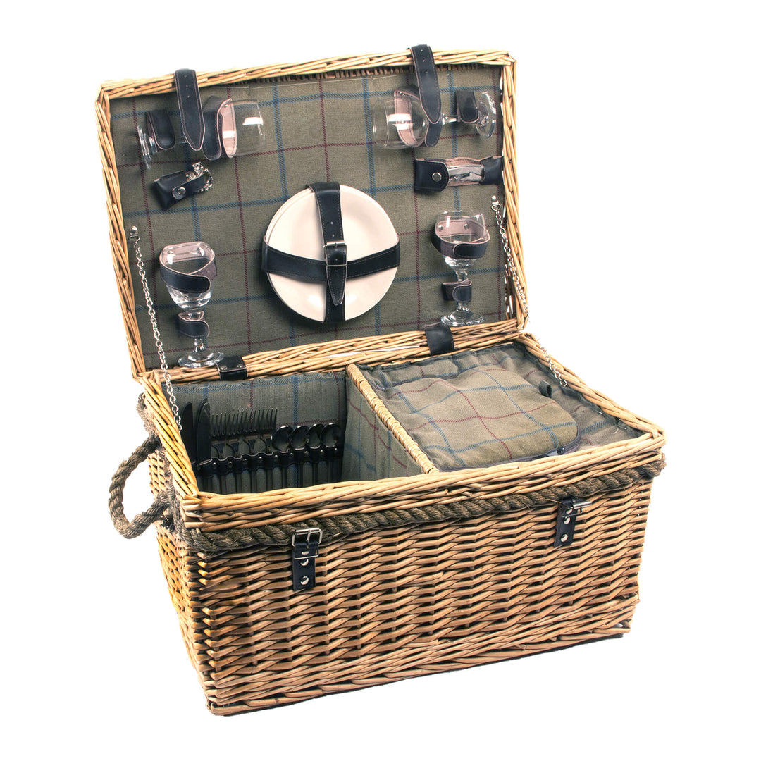 Cheltenham Fitted Picnic Hamper (4 Person) - Alfresco Dining Company