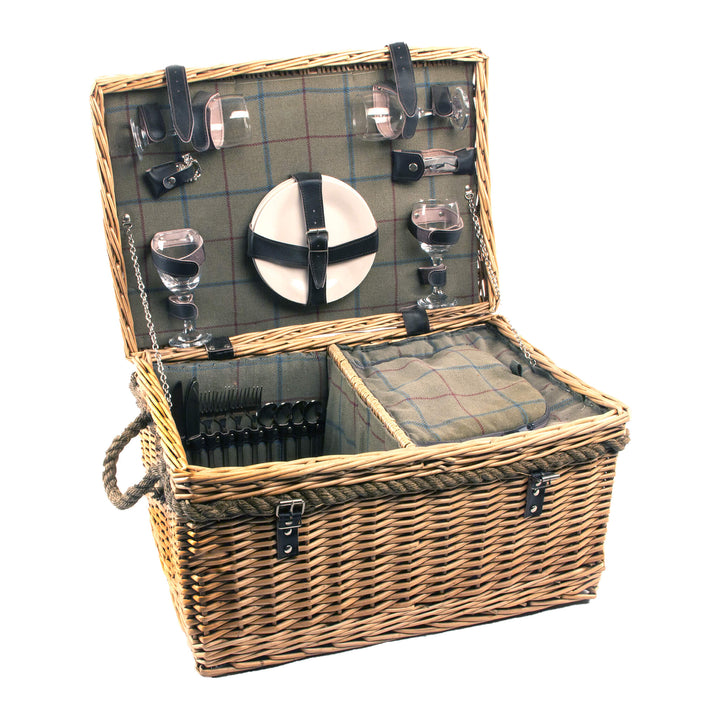 Cheltenham Fitted Picnic Hamper (4 Person) - Alfresco Dining Company
