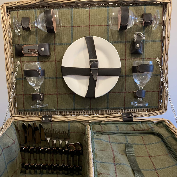 Cheltenham Fitted Picnic Hamper (4 Person) - Alfresco Dining Company