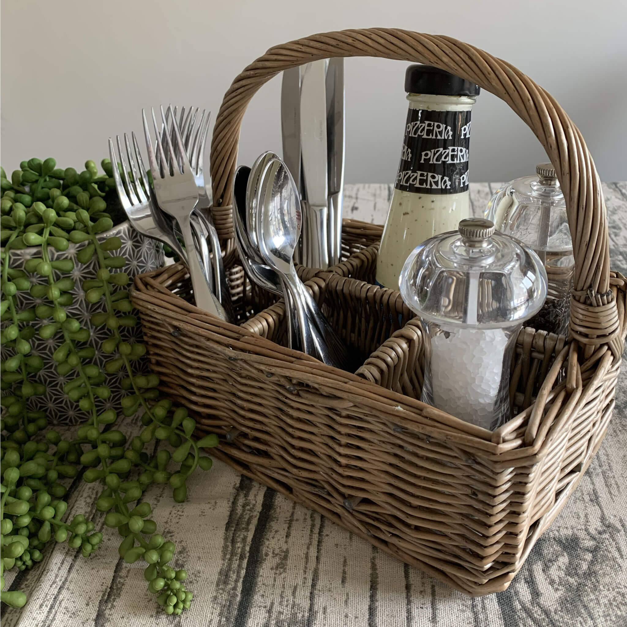 Cutlery & Condiment Holder 6 Section - Alfresco Dining Company