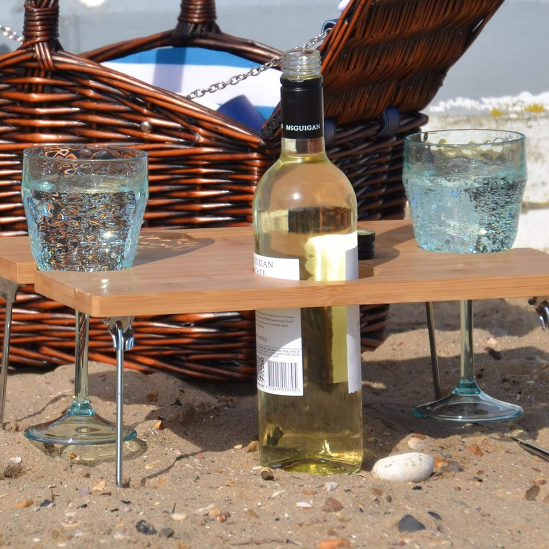 Foldaway Wine & Drinks Table - Alfresco Dining Company