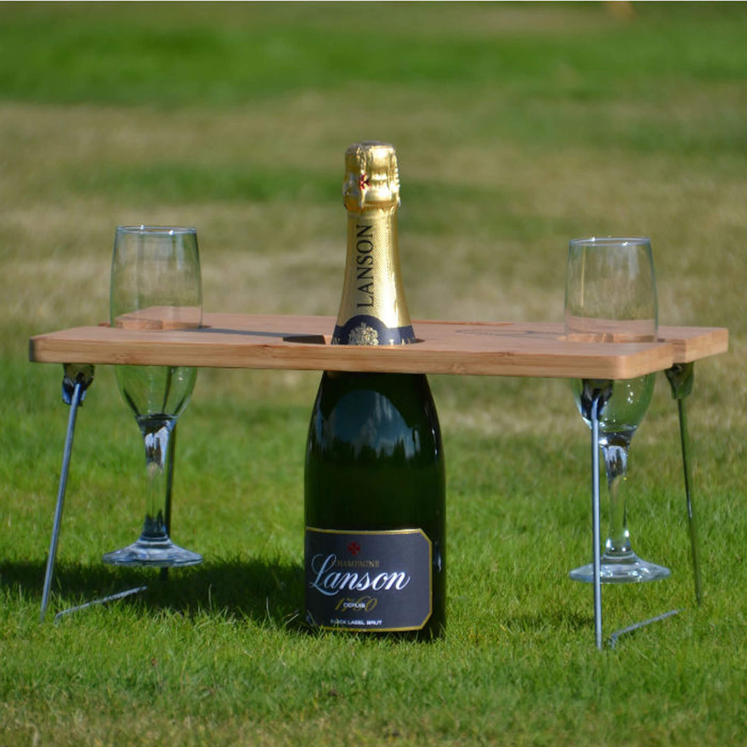 Foldaway Wine & Drinks Table - Alfresco Dining Company