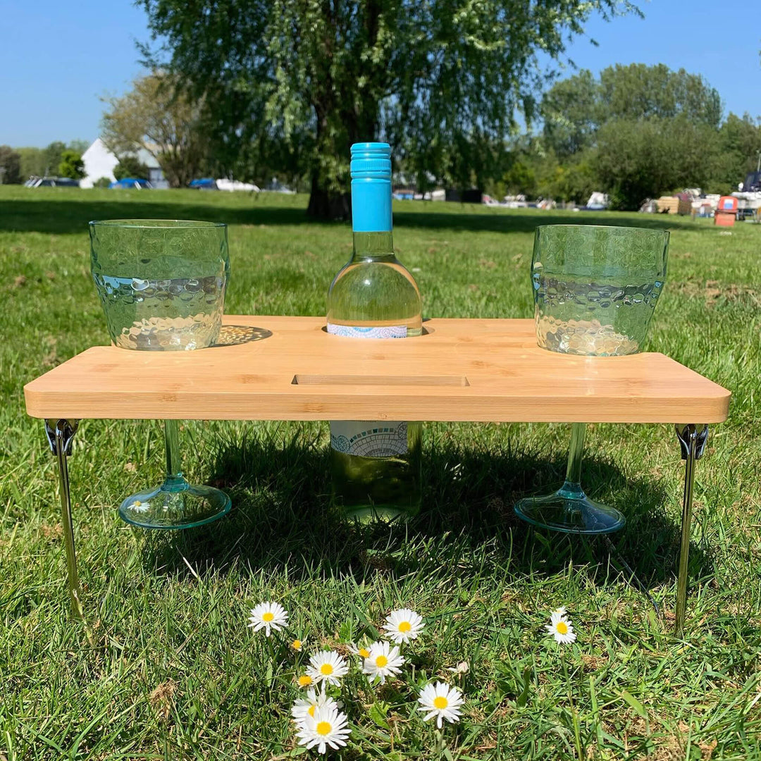 Foldaway Wine & Drinks Table - Alfresco Dining Company