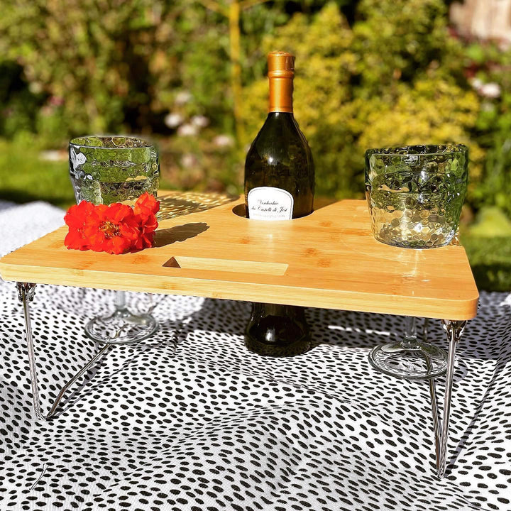 Foldaway Wine & Drinks Table - Alfresco Dining Company