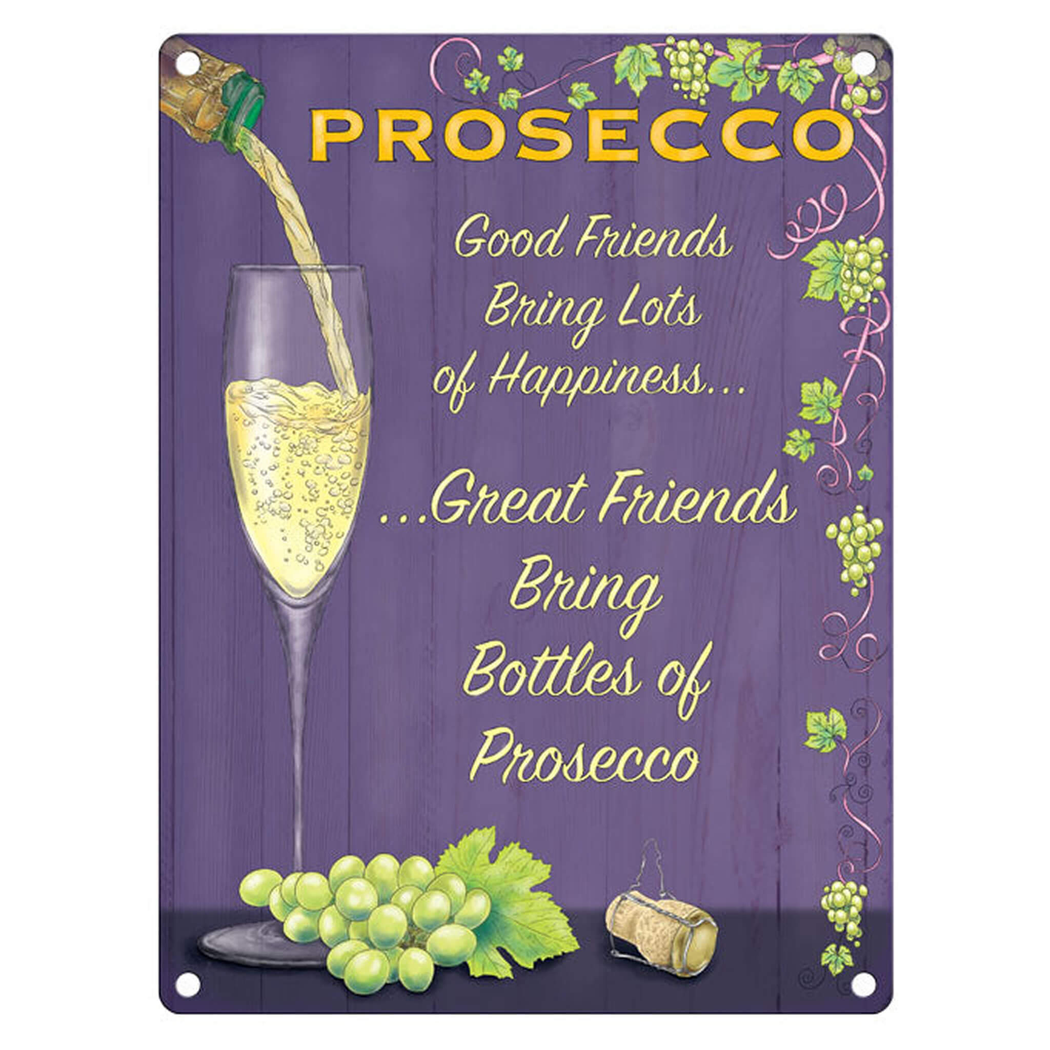 Good Friends & Prosecco Sign - Alfresco Dining Company