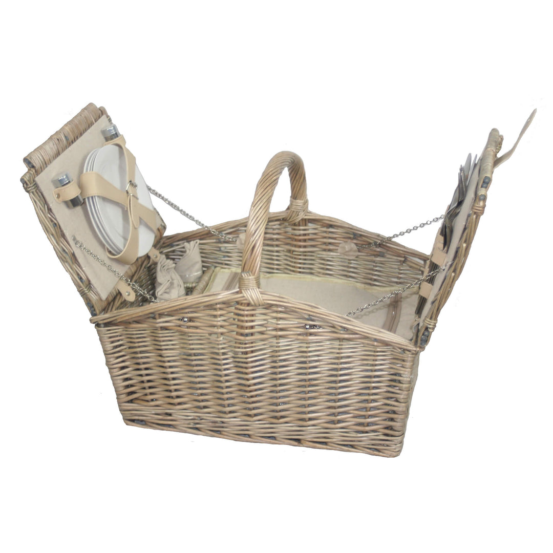 Grange Luxury Fitted Picnic Hamper (4 Person) - Alfresco Dining Company