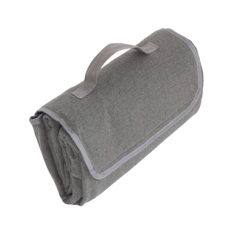 Grey Tweed Picnic Blanket - Alfresco Dining Company