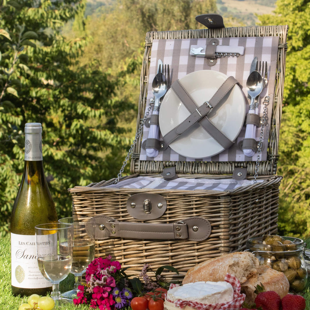 Hampstead Fitted Picnic Hamper (2 Person) - Alfresco Dining Company