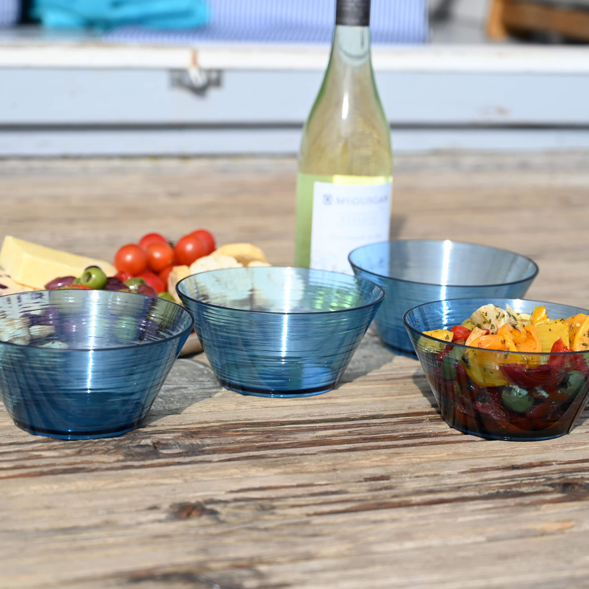 Linear Bowls (Set of 4) - Alfresco Dining Company
