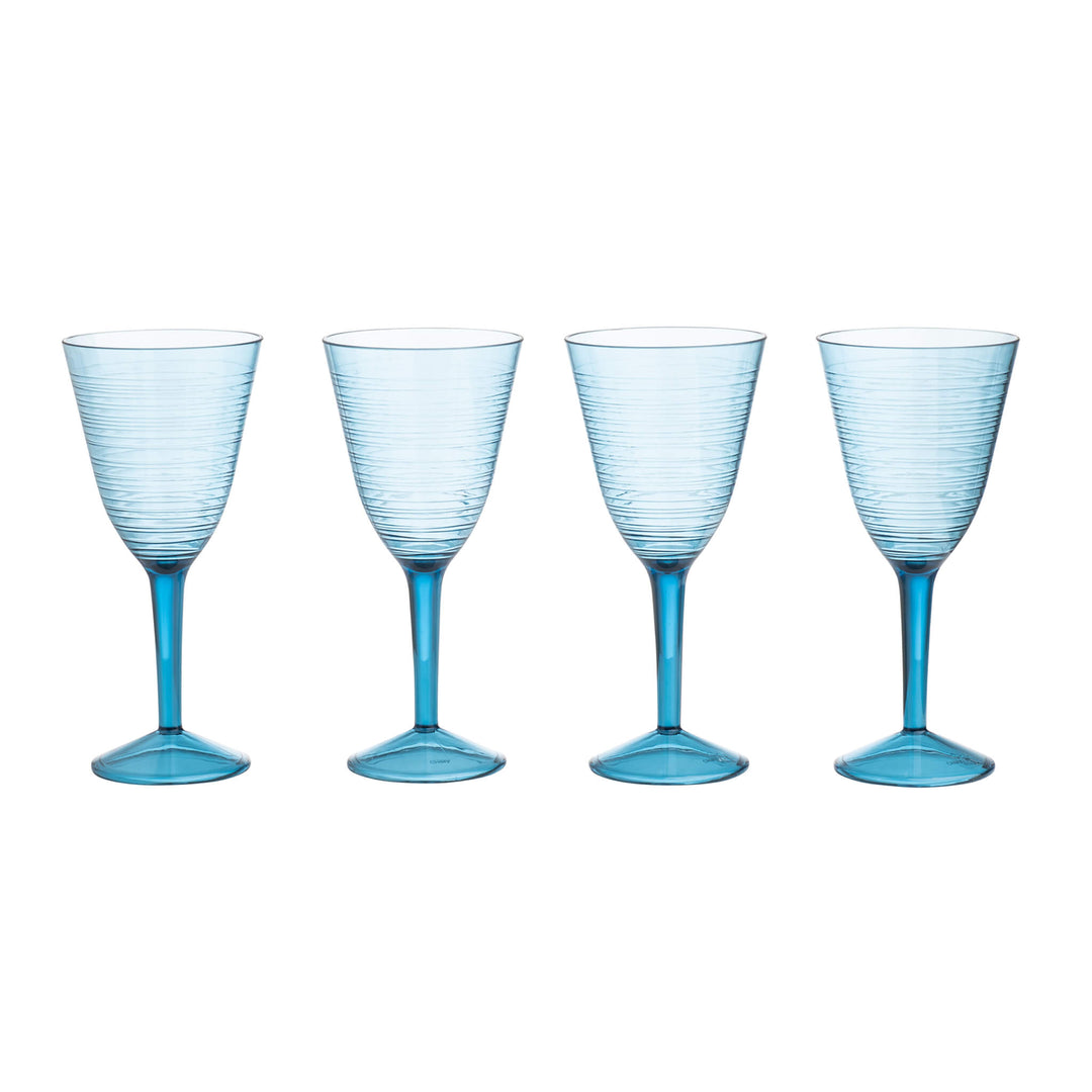 Linear Wine Glasses (Set of 4) - Alfresco Dining Company