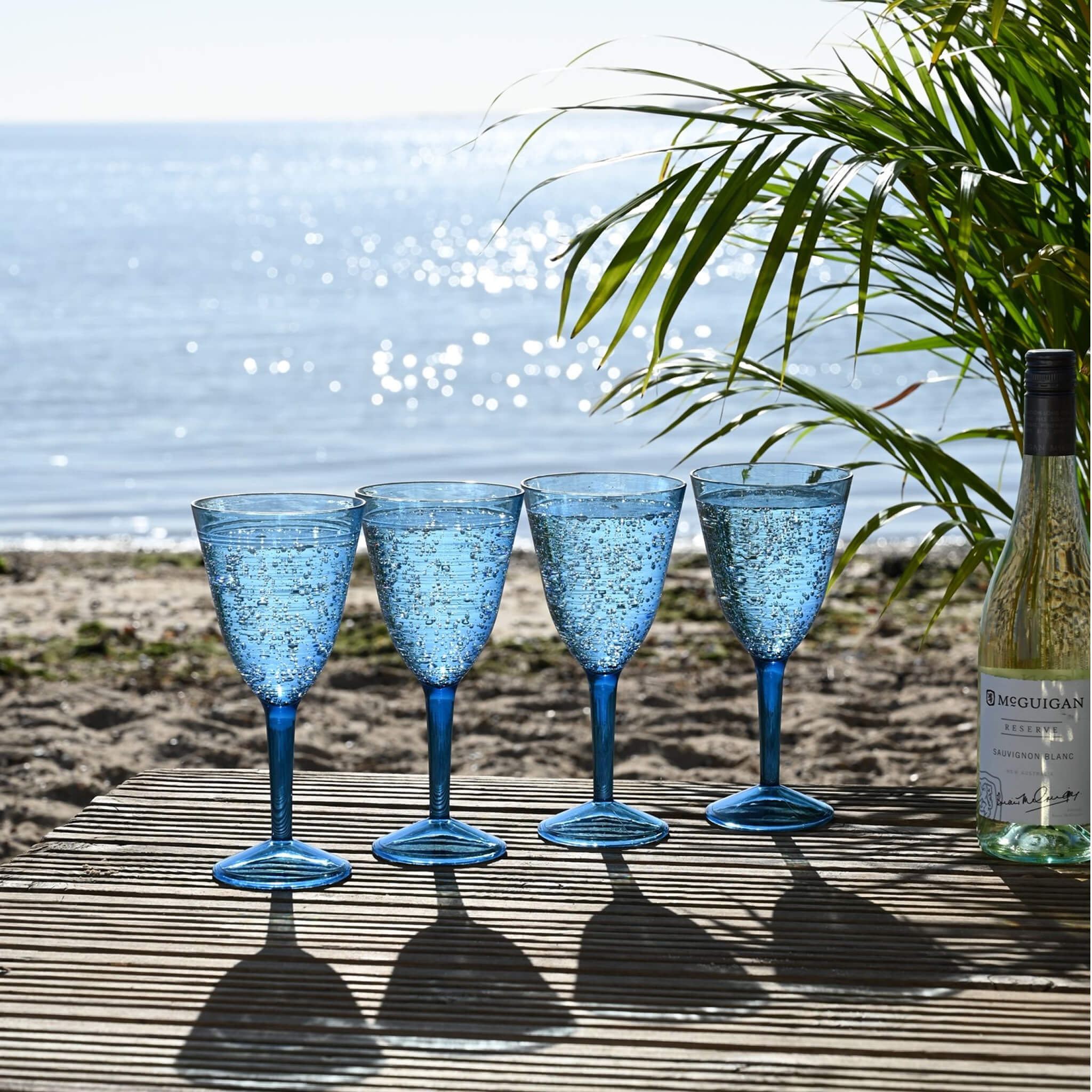 Linear Wine Glasses (Set of 4) - Alfresco Dining Company