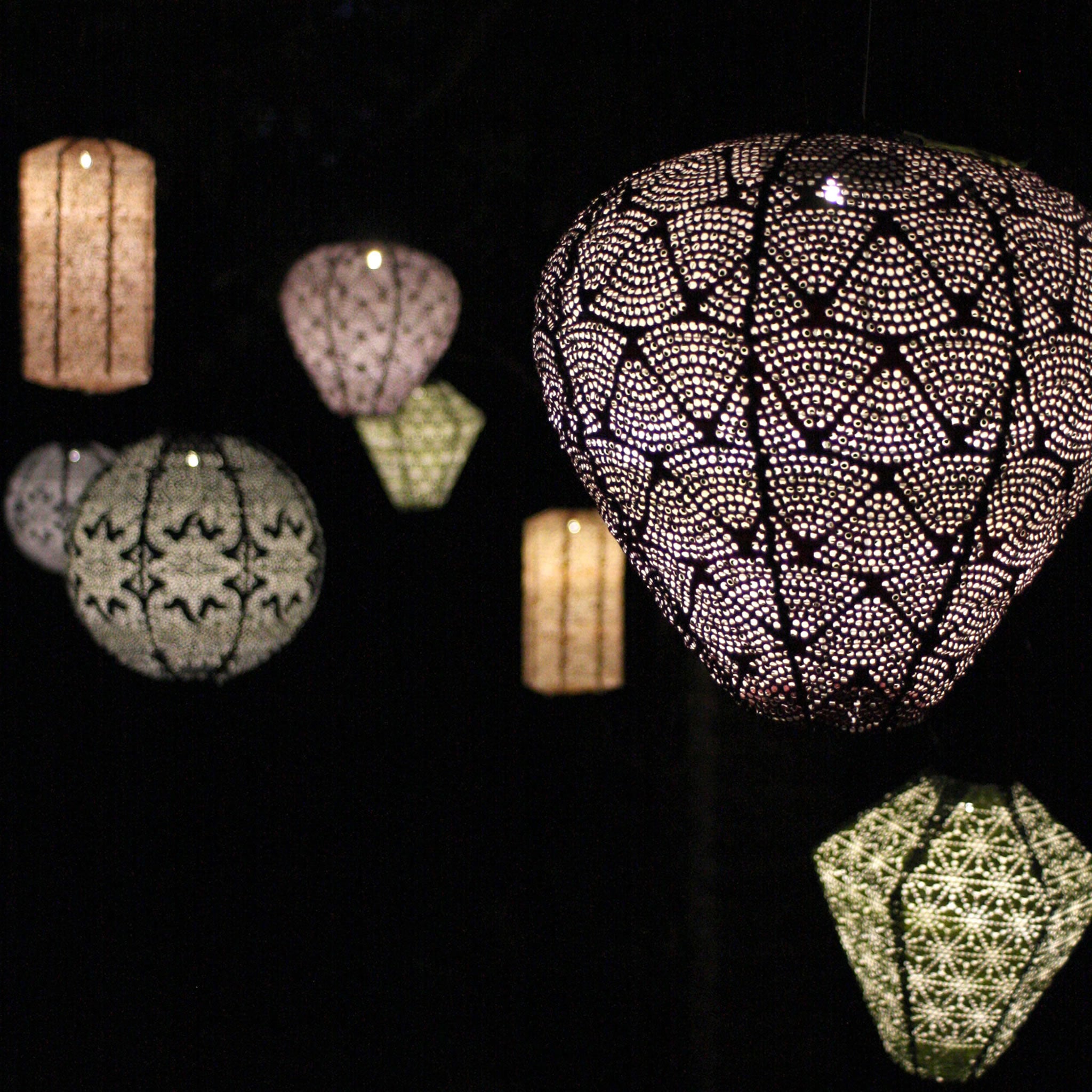 Marrakesh Balloon Solar Lantern - Alfresco Dining Company