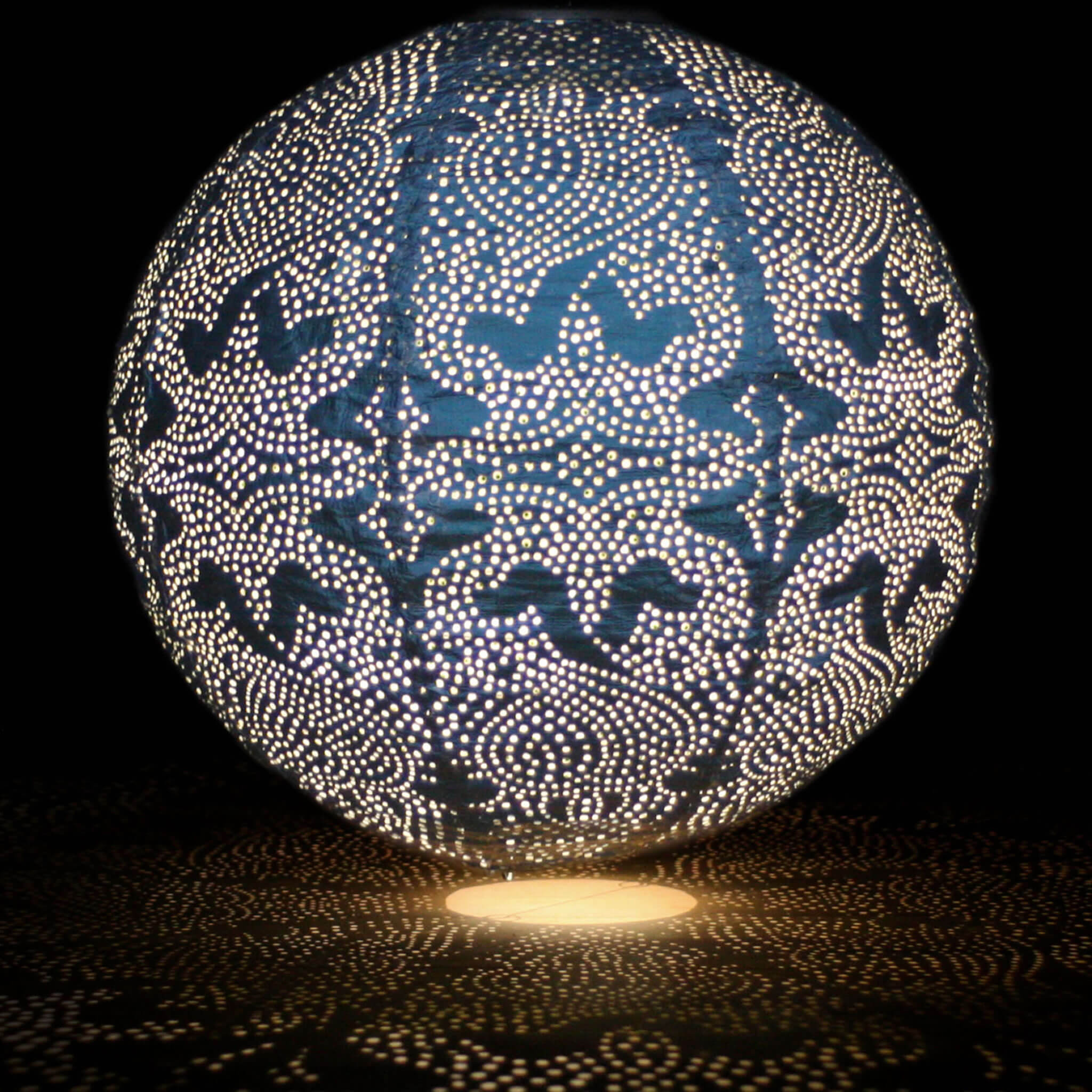 Moroccan Globe Solar Lantern - Alfresco Dining Company