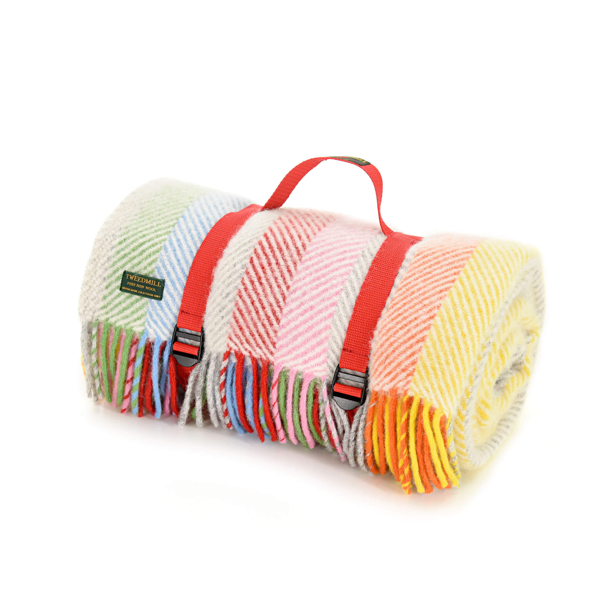 Polo Picnic Blanket - Rainbow Stripe - Alfresco Dining Company