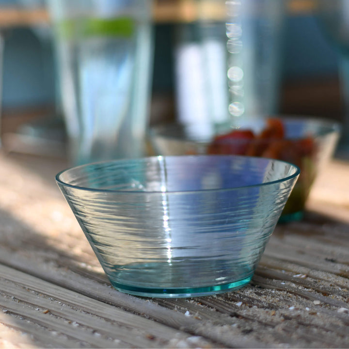 Recycled Glass Effect Acrylic Bowl (Set of 4) - Alfresco Dining Company