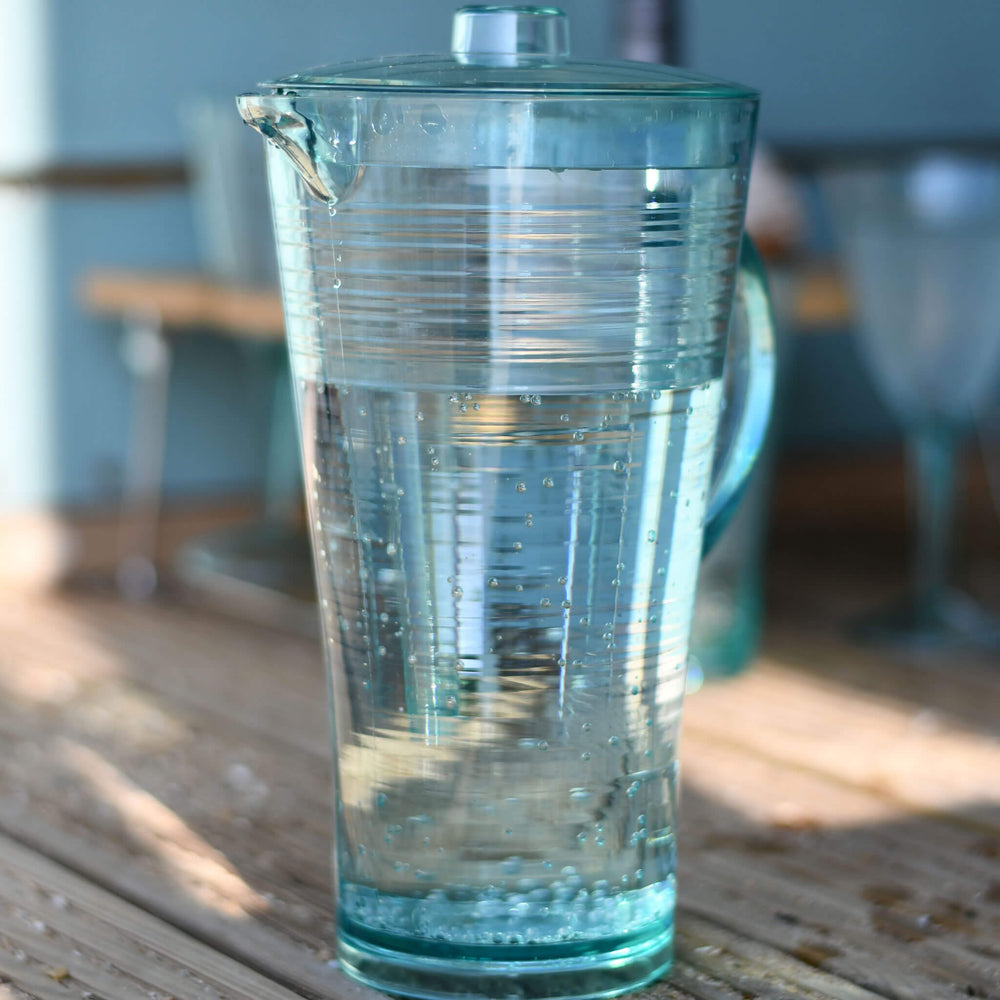 Recycled Glass Effect Acrylic Drinks & Cocktail Pitcher - Alfresco Dining Company