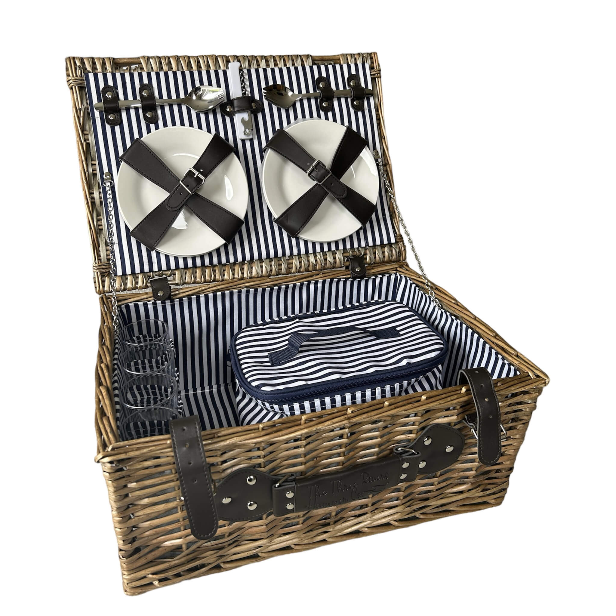 Three Rivers Fitted Picnic Hamper (4 Person) - Alfresco Dining Company