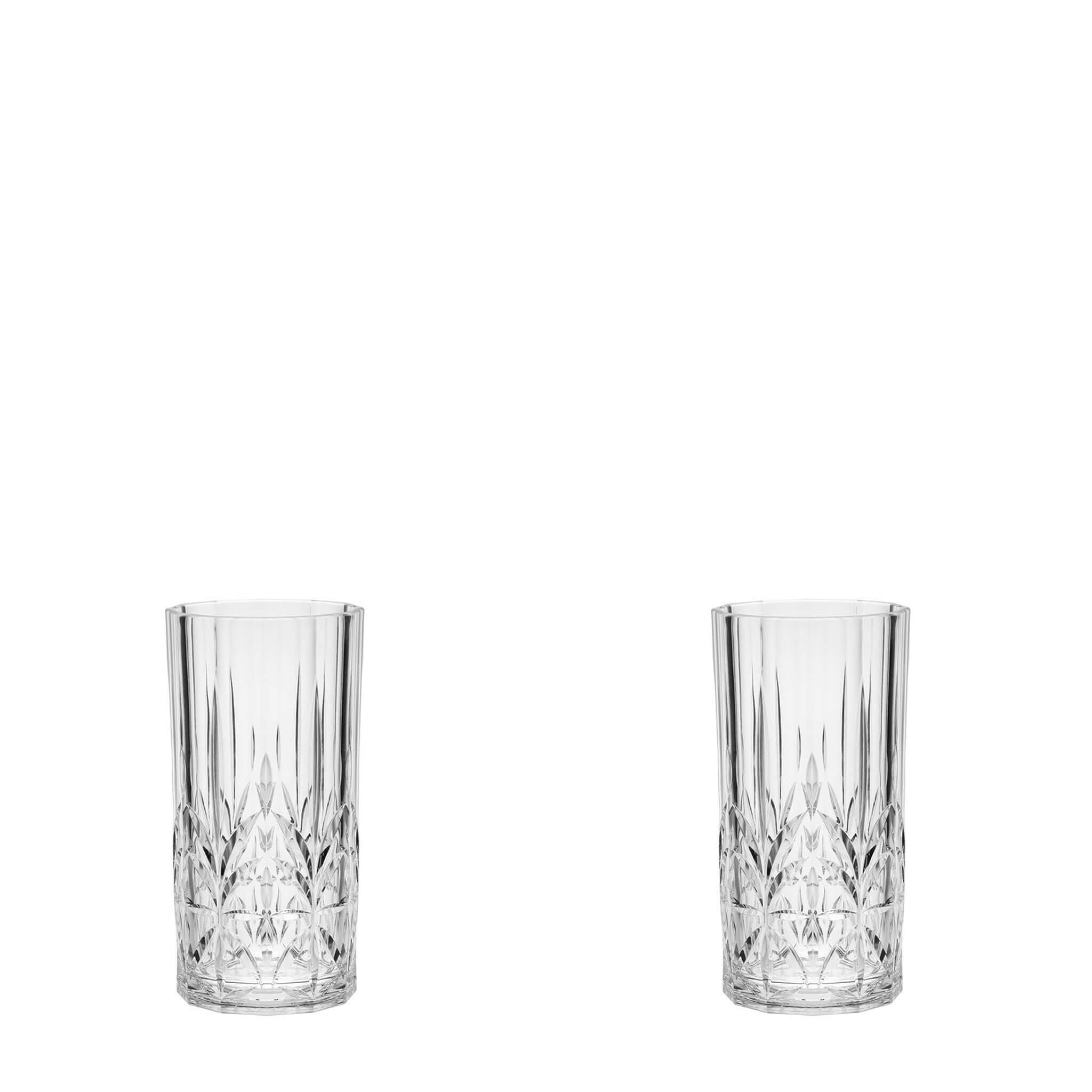 Royal Cut Glass Effect Hi Ball (Set of 2) - Alfresco Dining Company