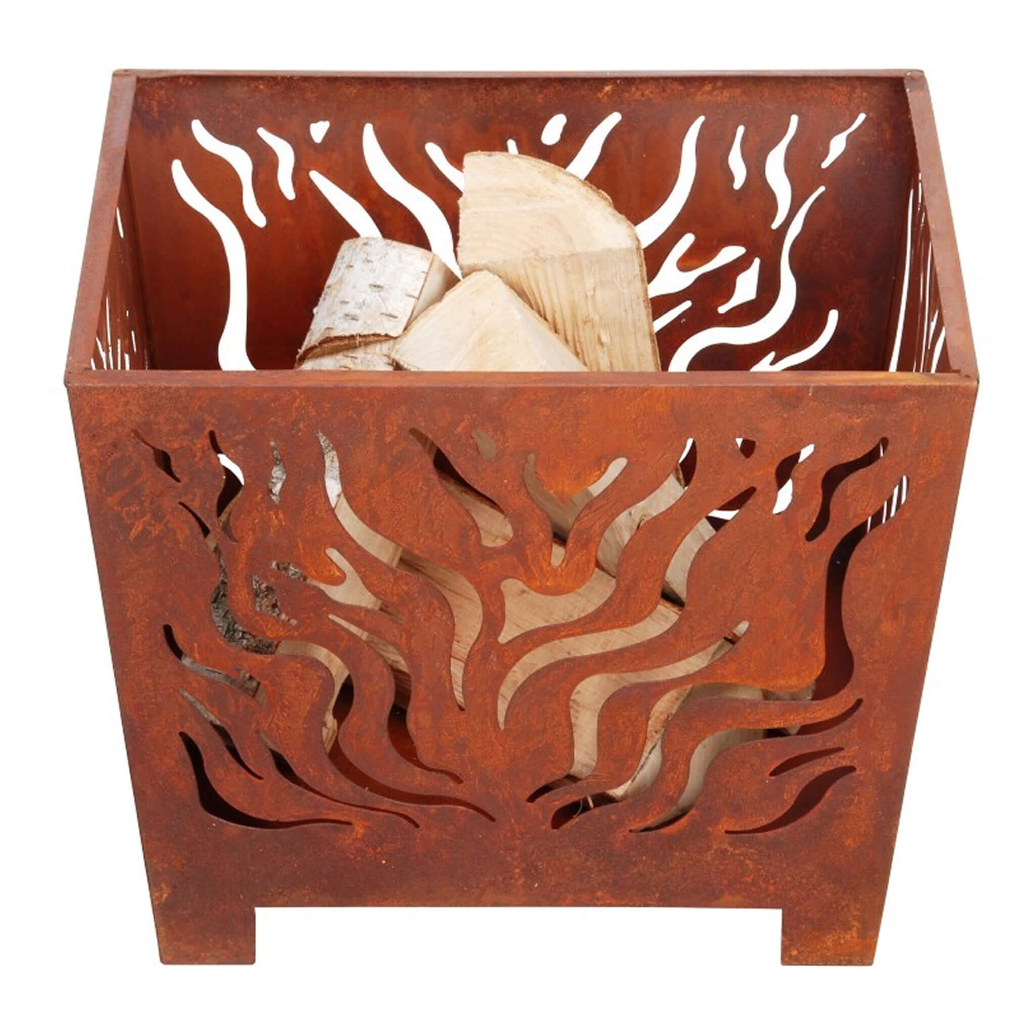 Flames Rustic Fire Basket - Alfresco Dining Company