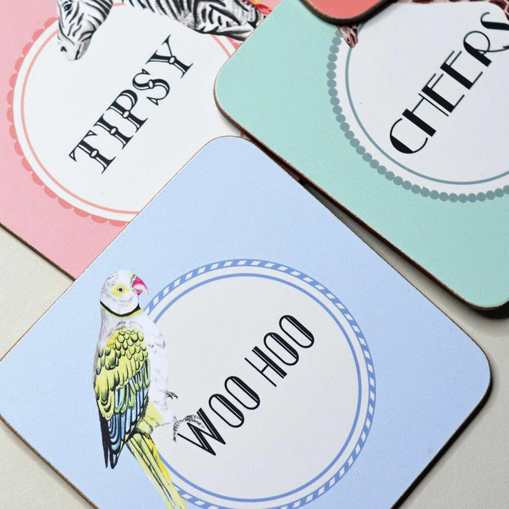 Tipsy Coasters (Set of 4) - Alfresco Dining Company