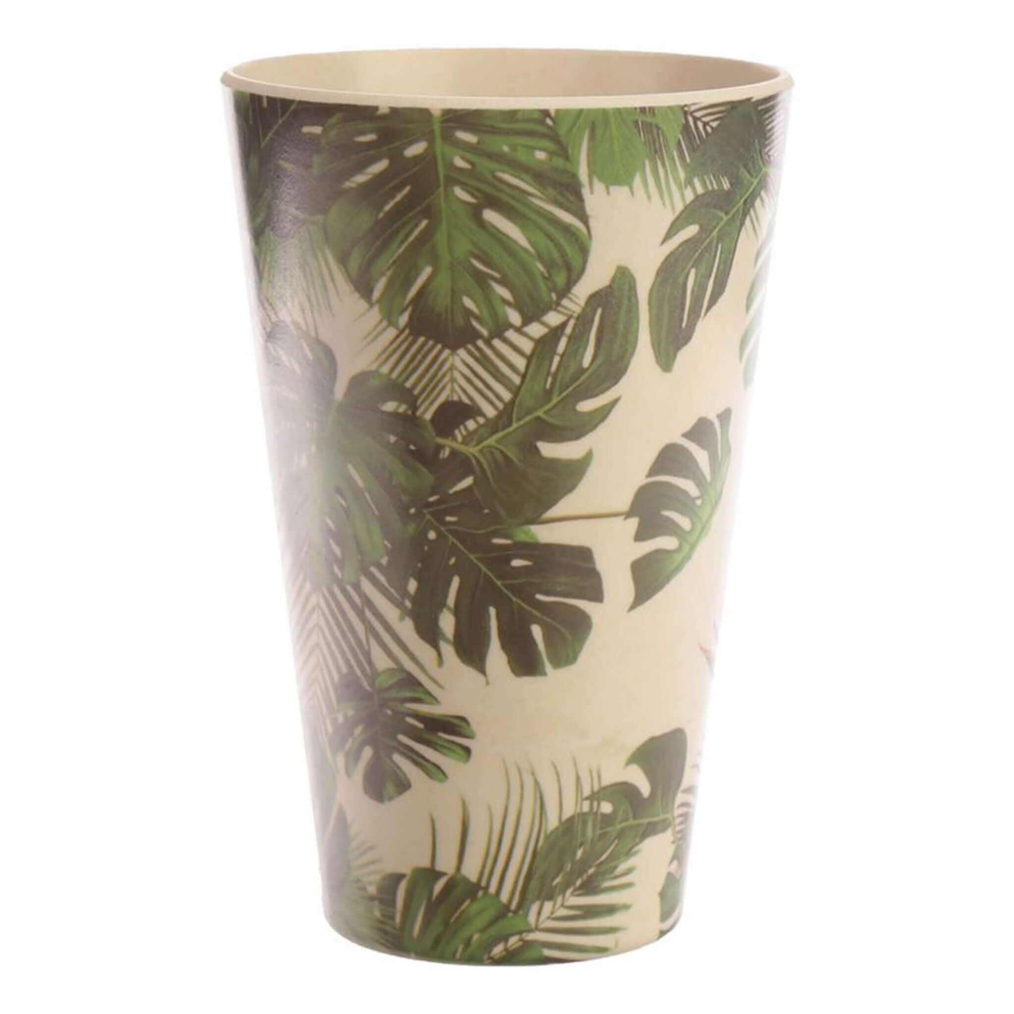Perfectly Imperfect Tropical Plant Bamboo Plate x 1 & Tumbler x 1 - Alfresco Dining Company