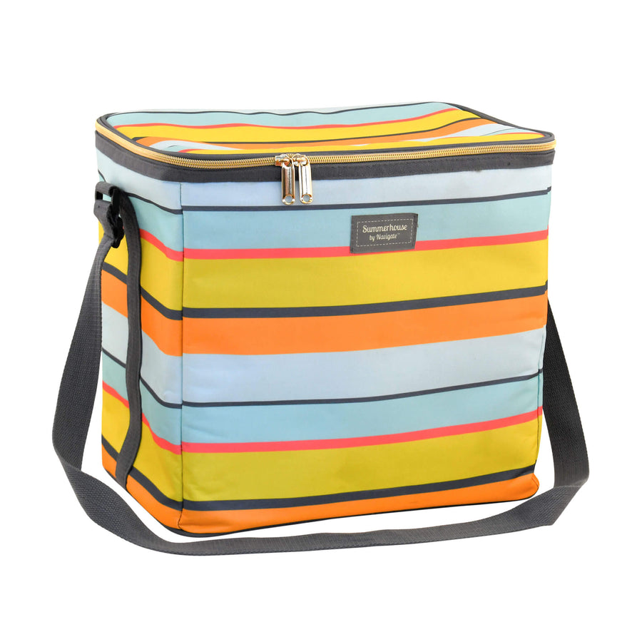 Waikiki Stripe Cooler Bag - Alfresco Dining Company