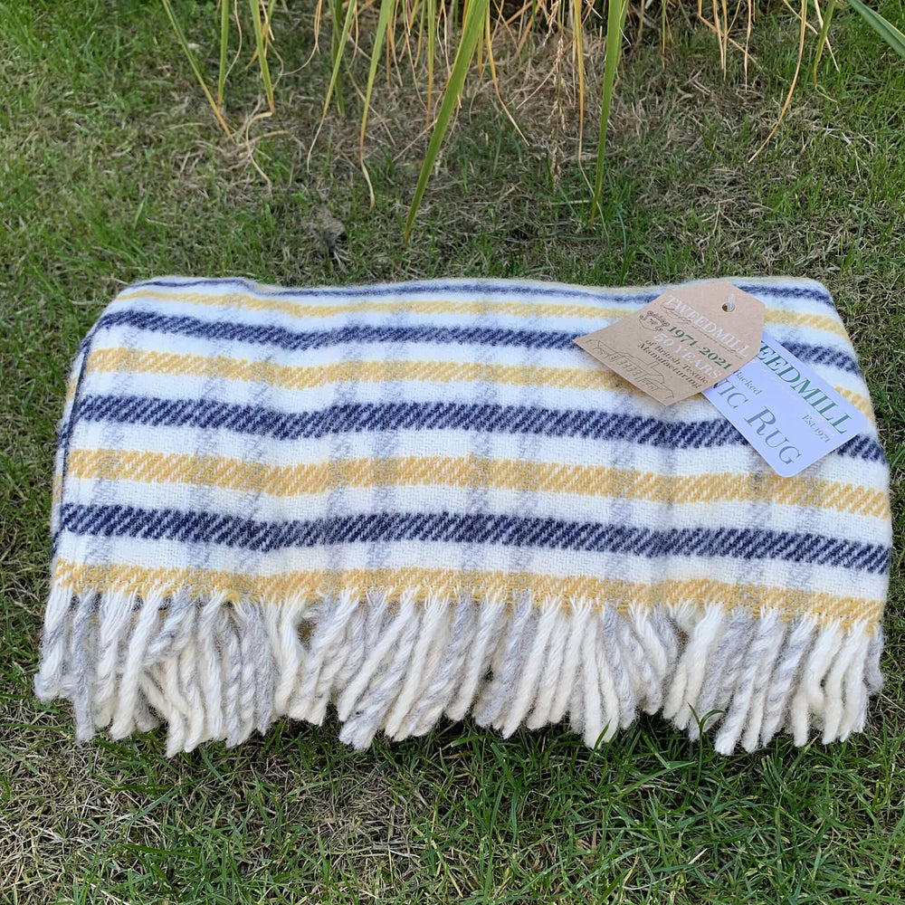 Perfectly Imperfect Seabreeze Polo Picnic Blanket - Alfresco Dining Company